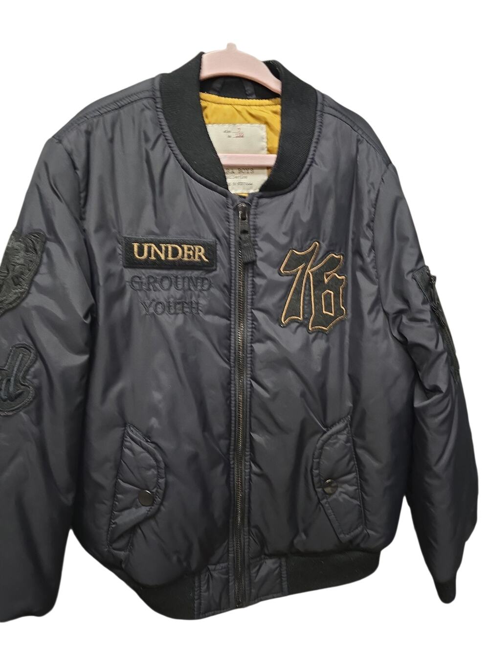 Zara Boy's Puffy Bomber Jacket